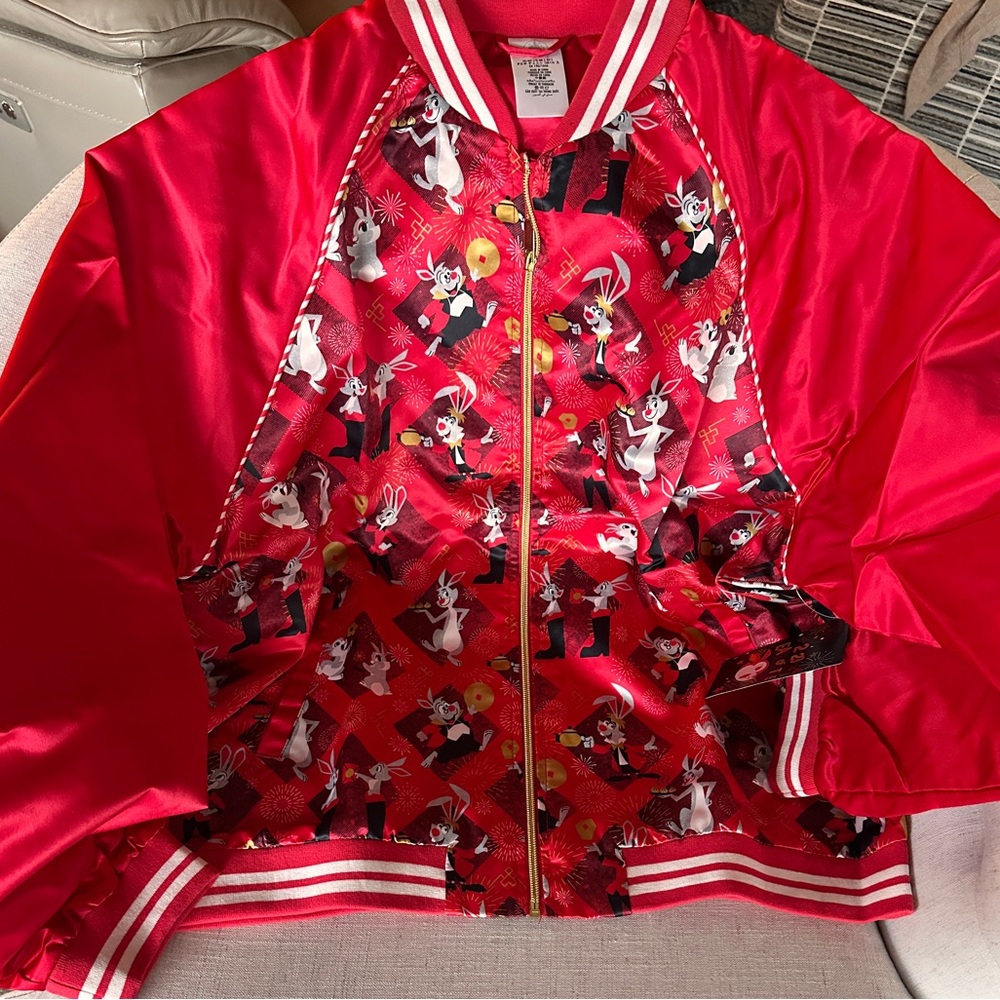 2023 year of the rabbit 
Disney parks Chinese Lunar New Year varsity jacket